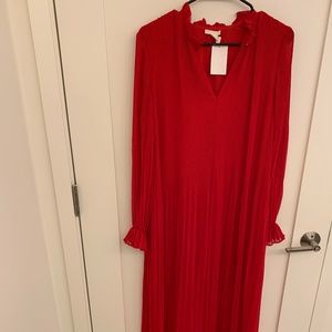 H&M Red Midi
